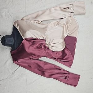 Entro - 2 tone Blouse